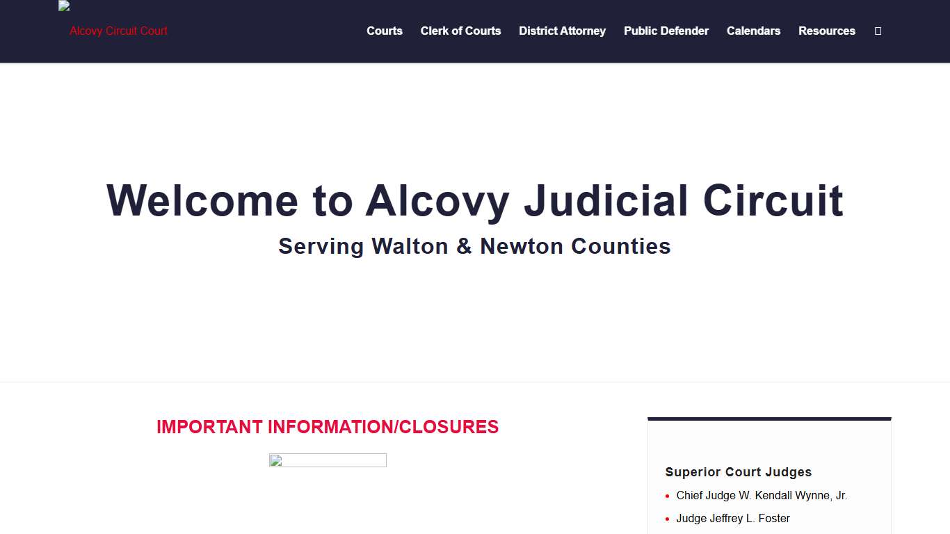 Home - Alcovy Circuit Court